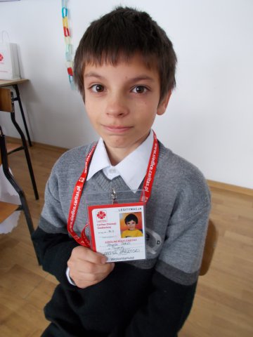 Wręczenie legitymacji członkom Szkolnego Koła Caritas
