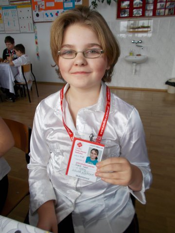 Wręczenie legitymacji członkom Szkolnego Koła Caritas